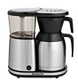 Black aluminum stovetop espresso maker